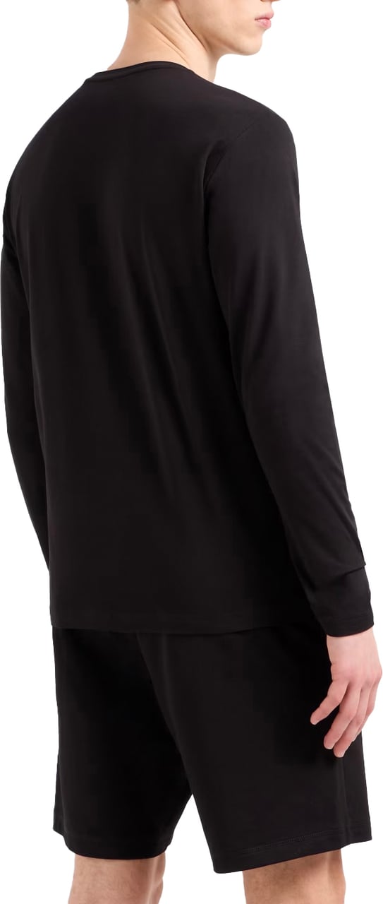 EA7 T-Shirt Armani Zwart
