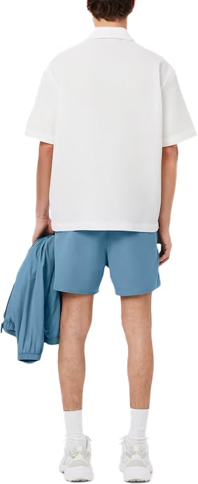 Lacoste Blauw grijze zwembroek swimwear Blauw