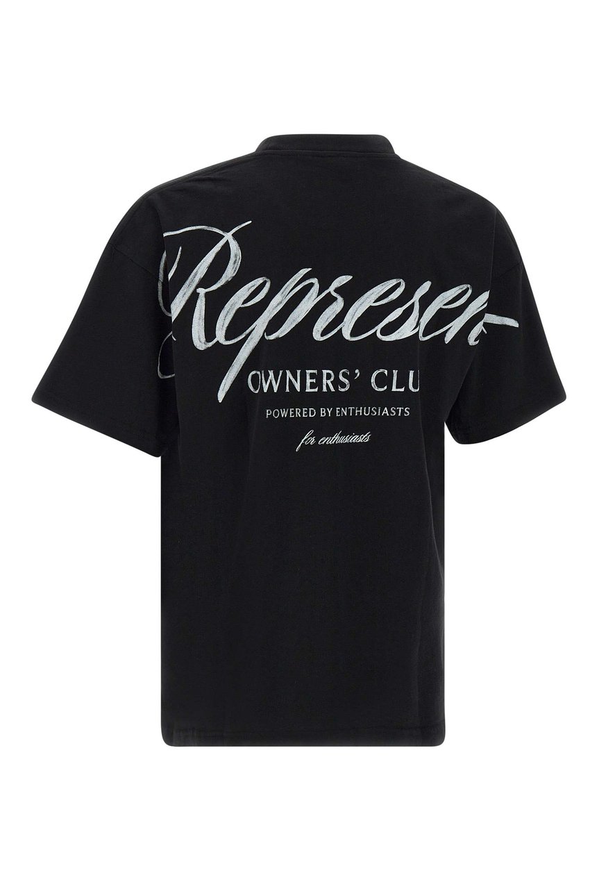 Represent T Shirts & Polo's Owners Club Script T Shirt Zwart