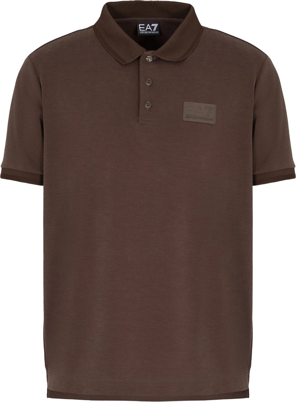 EA7 Polo Turkisch Coffee Bruin