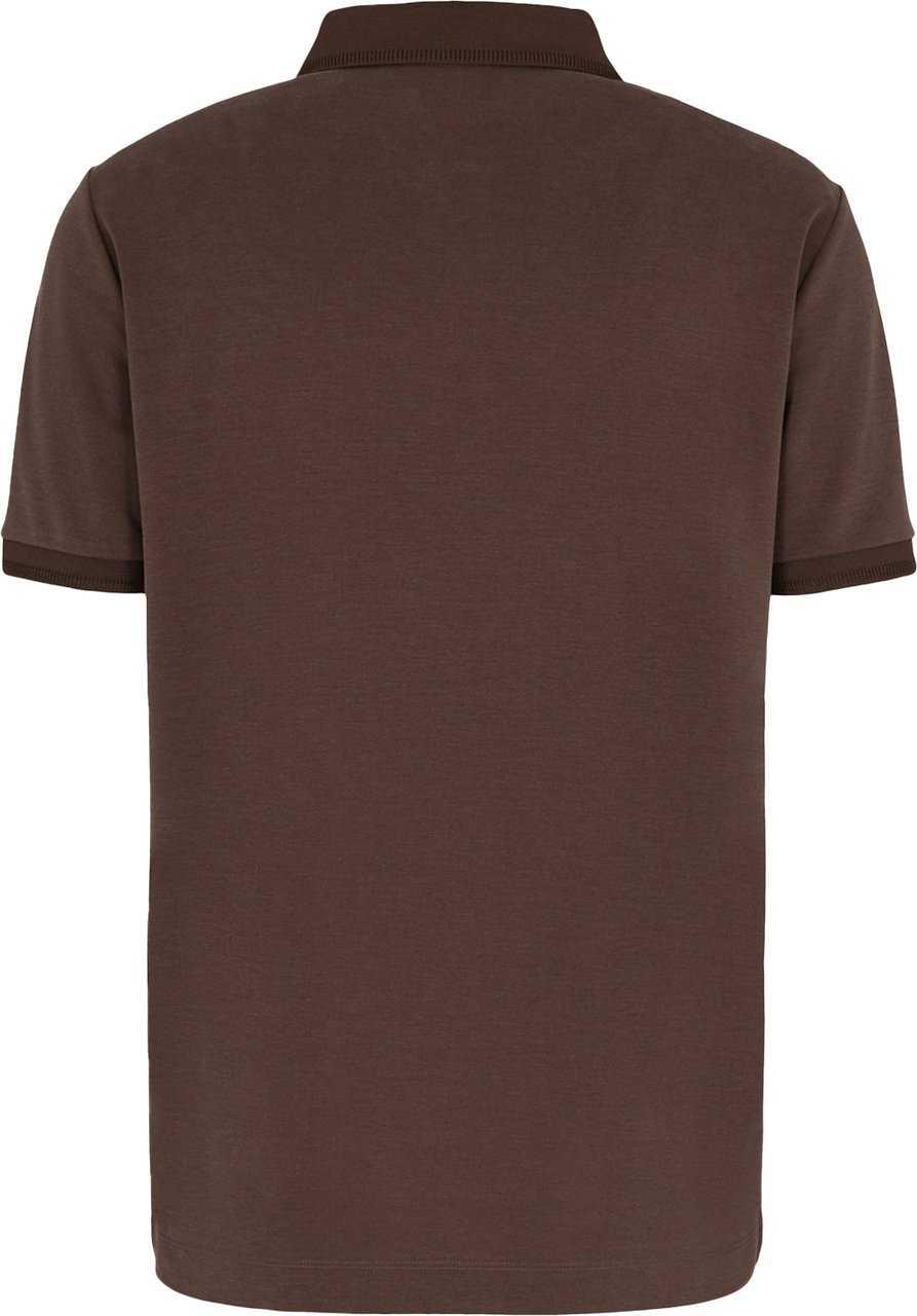 EA7 Polo Turkisch Coffee Bruin