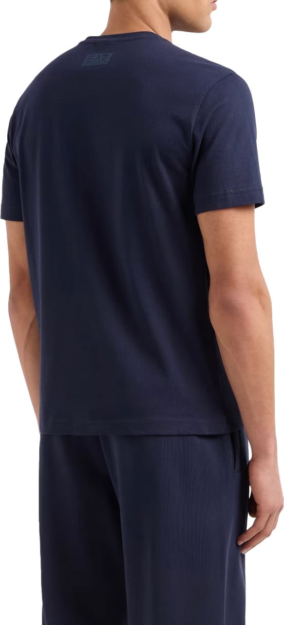 EA7 T-shirt Blue Blauw