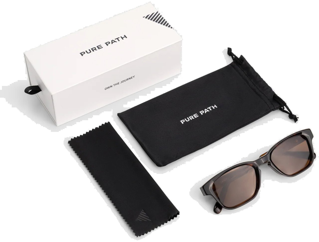 Pure Path Zonnebril 80701 Brown Bruin