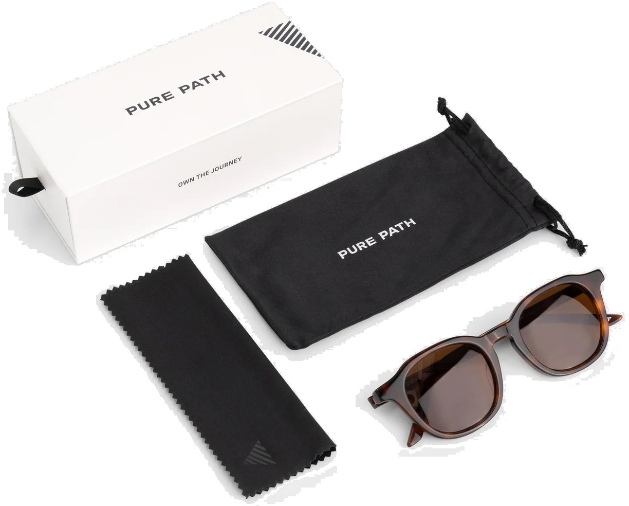 Pure Path Zonnebril 80702 Brown Bruin