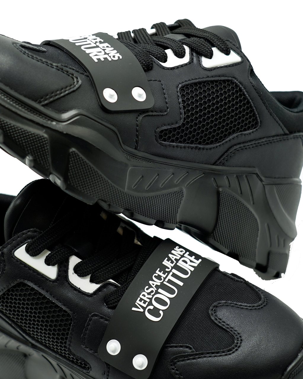 Versace Jeans Couture Versace Jeans Couture Fondo Speedtrack Sneakers Heren Zwart Zwart