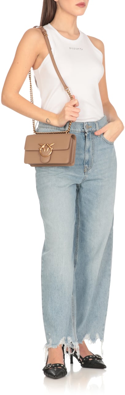 Pinko Shoulder bag 'Mini Love Bag One' Bruin