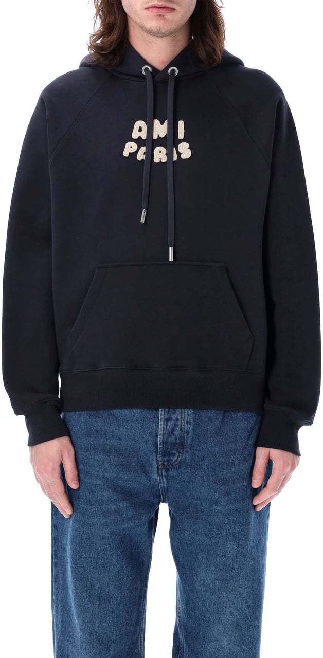 AMI Paris Sweaters Blue Blauw
