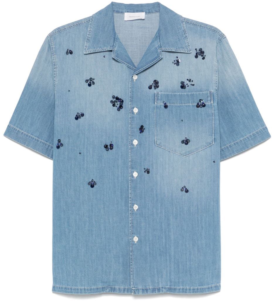 Fabiana Filippi Shirts Clear Blue Blauw