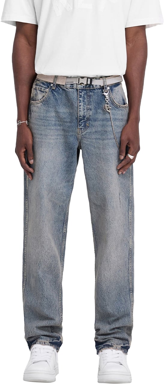 Represent Jeans R2 Straight Leg Denim Blauw