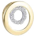 Gisser Jewels Gisser Jewels Hanger VBP019 14k Geelgoud Circel met Zirkonia Divers