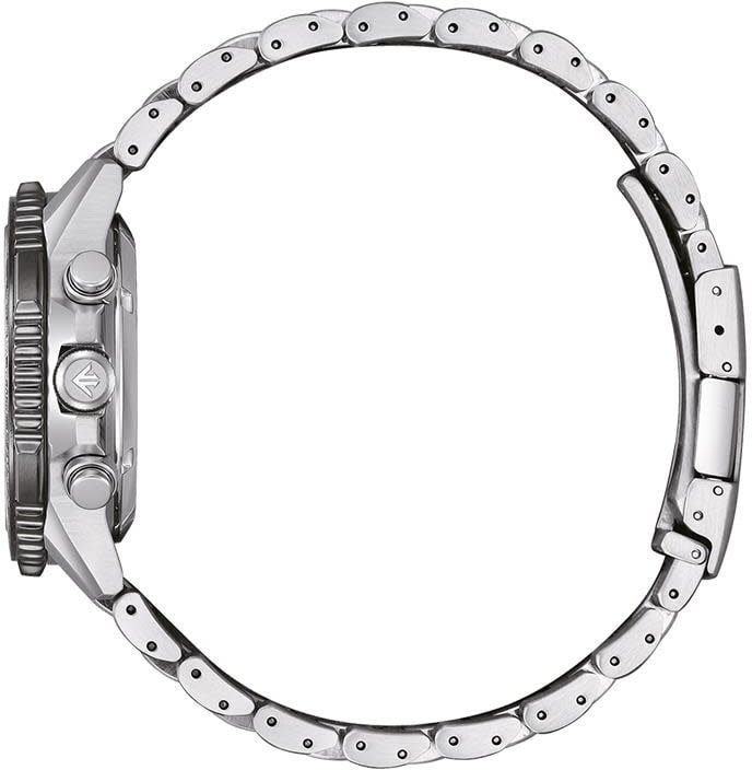 Citizen CA4664-60X Navihawk Eco-Drive horloge Bruin