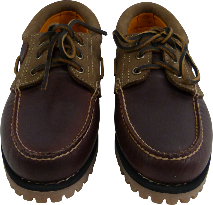 Timberland Mocassino in Pelle Marrone e Beige Beige
