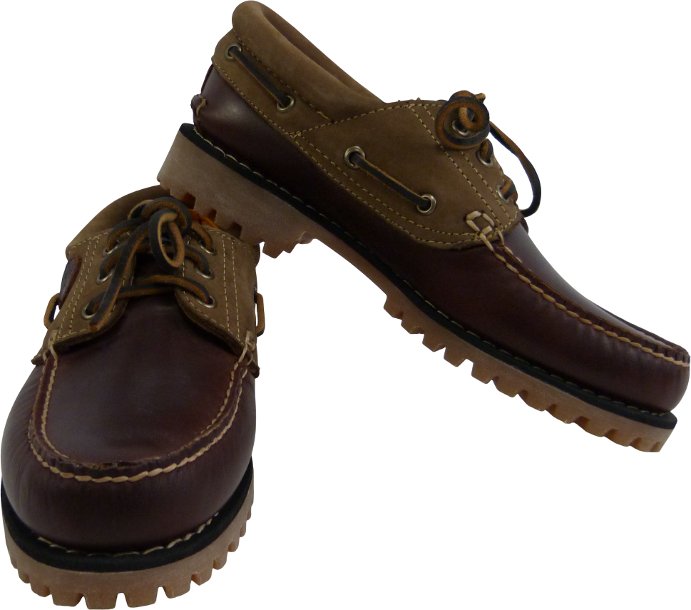Timberland Mocassino in Pelle Marrone e Beige Beige