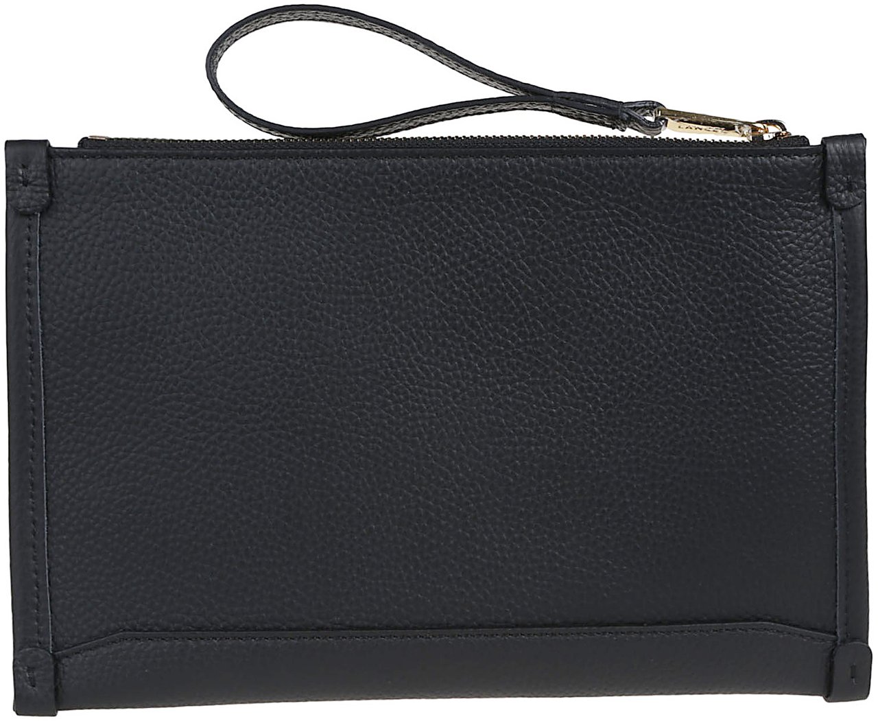 Lancel Jour Small Zipped Wrislet Pouch Black Zwart