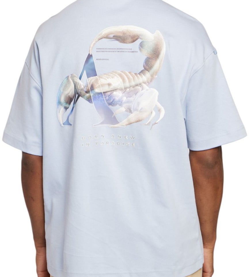 Aeden Heren T-Shirt Blauw