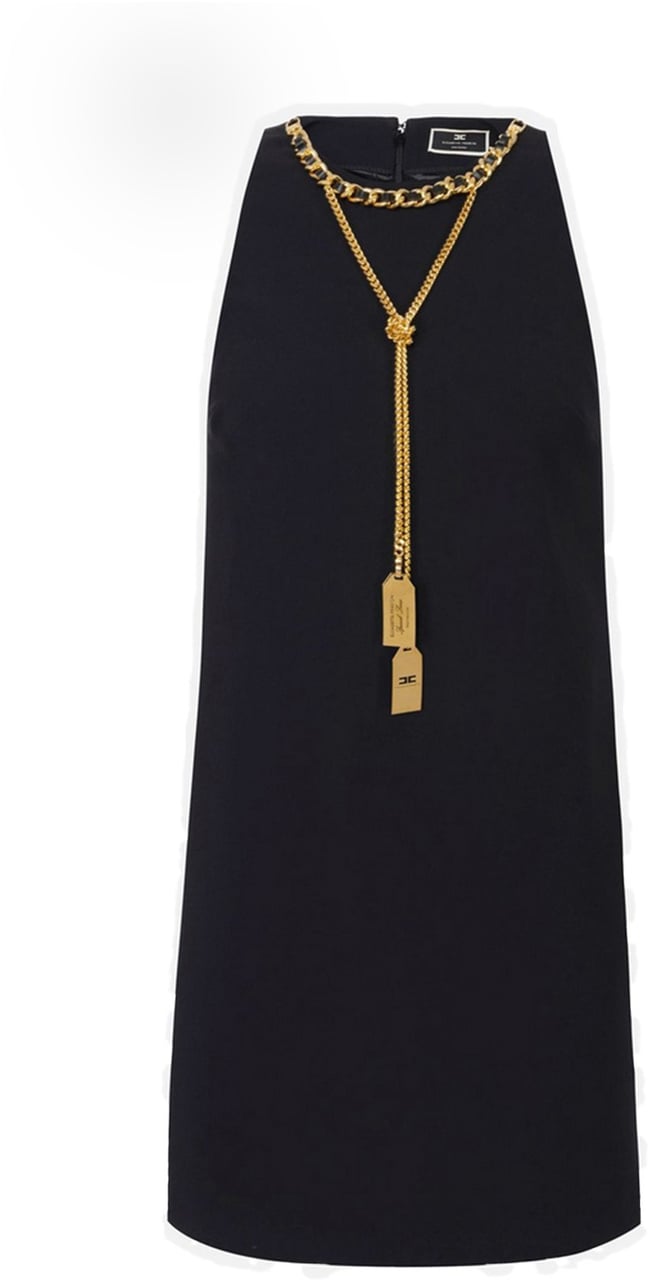 Elisabetta Franchi Dress Black Zwart