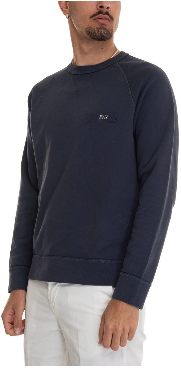 Fay Sweaters Blue Blauw
