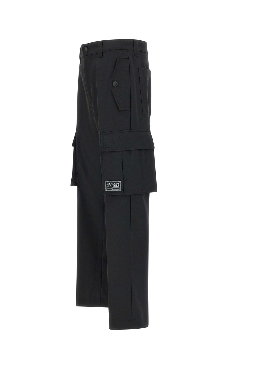 Versace Jeans Couture Trousers Black Zwart