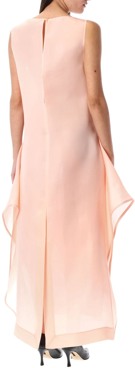 Khaite Kenith Dress Soft Pink Roze