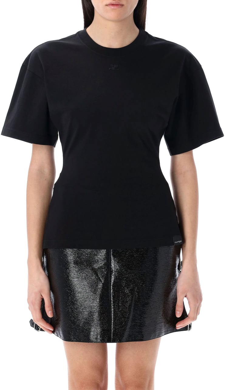 COURREGES Top Black Zwart