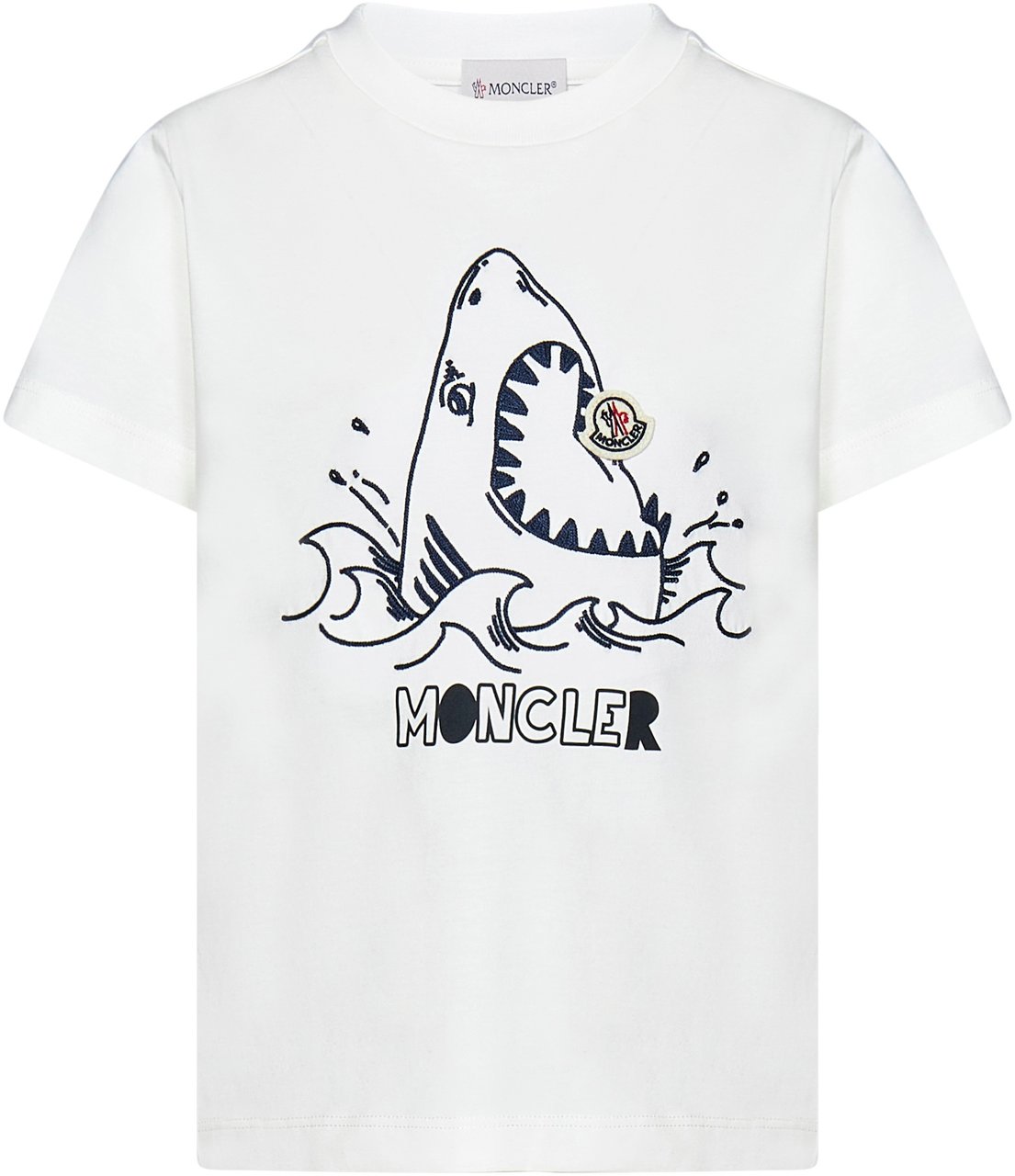 Moncler T-Shirts And Polos White Wit