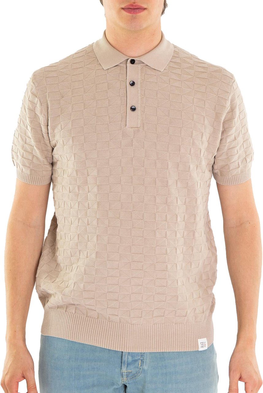 Peuterey Heren Keirin 01 Polo Beige Beige