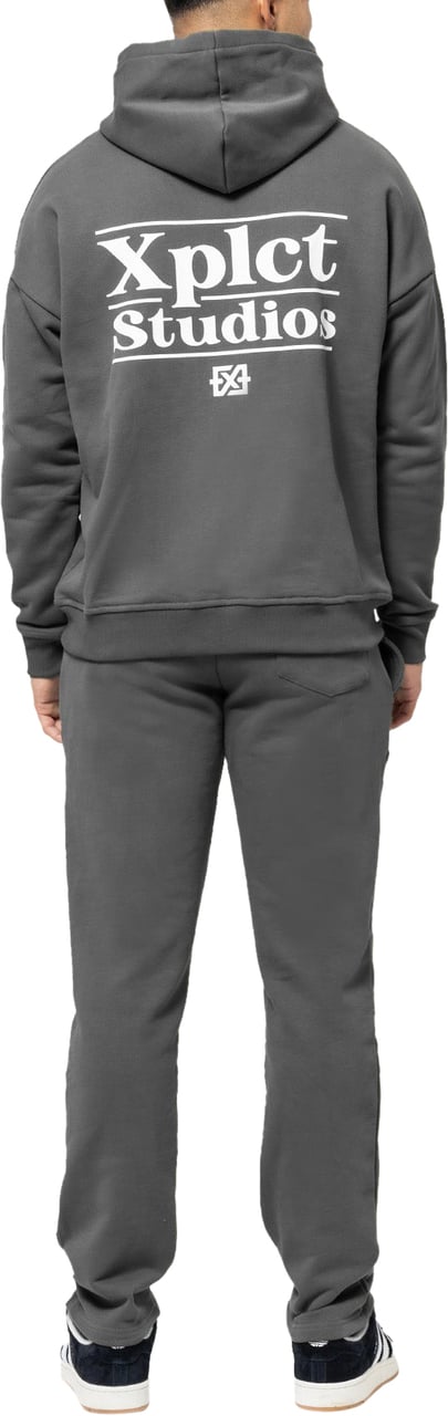 XPLCT Studios Stripes Tracksuit - Grey- XPLCT studios Divers