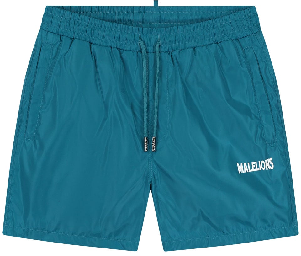 Malelions Malelions Men Iconic Swim Shorts Blauw
