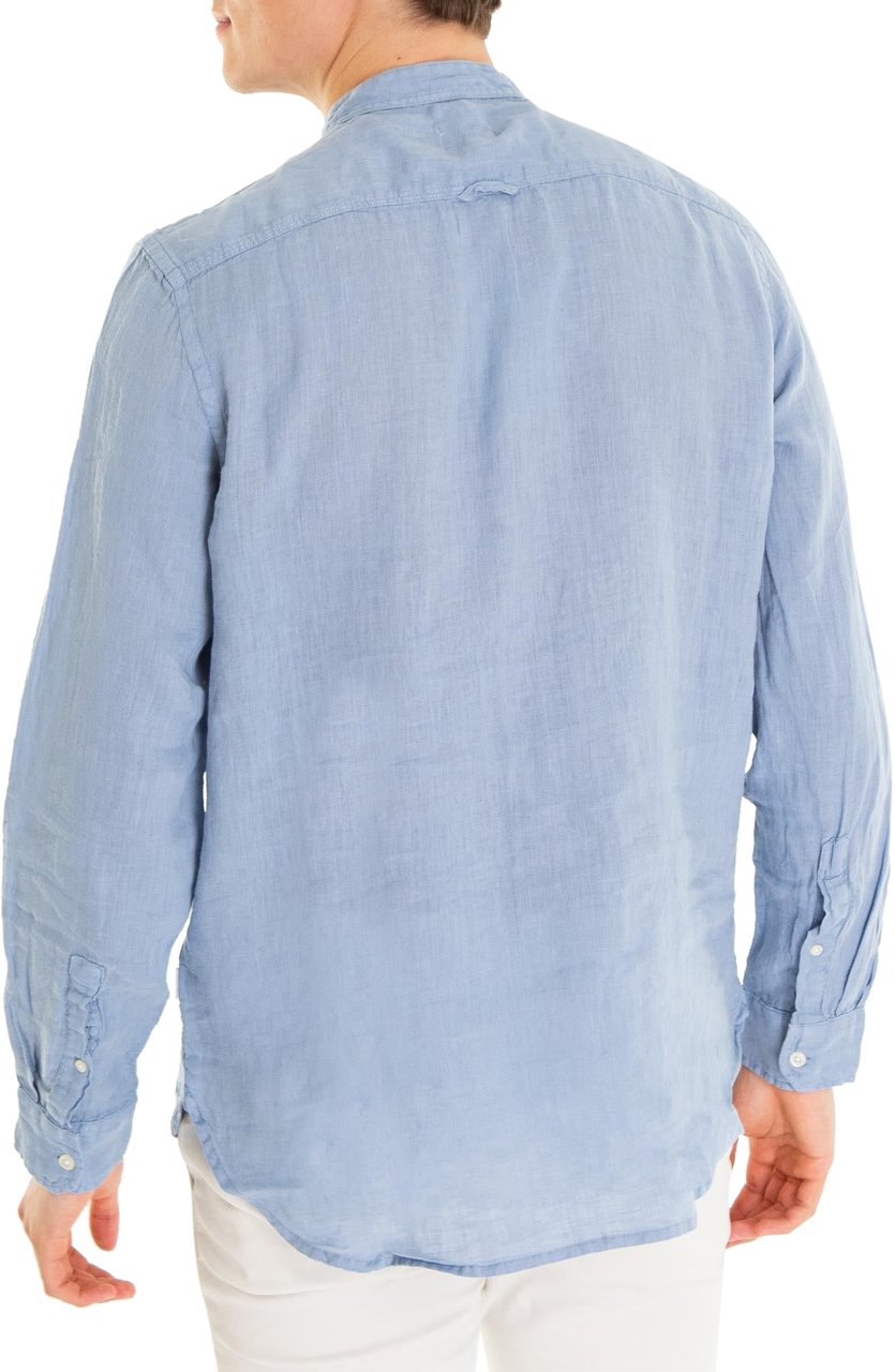 Woolrich Shirts Light Blue Blauw