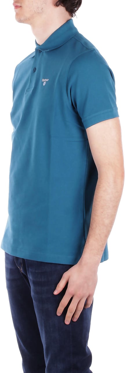 Barbour T-Shirts And Polos Blue Blauw