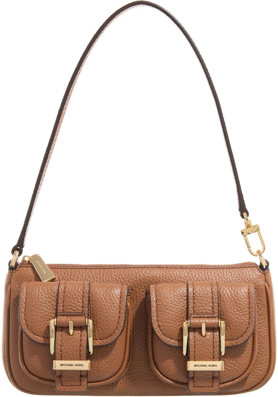 Michael Kors Sm Conv Pouchette Luggage Bruin