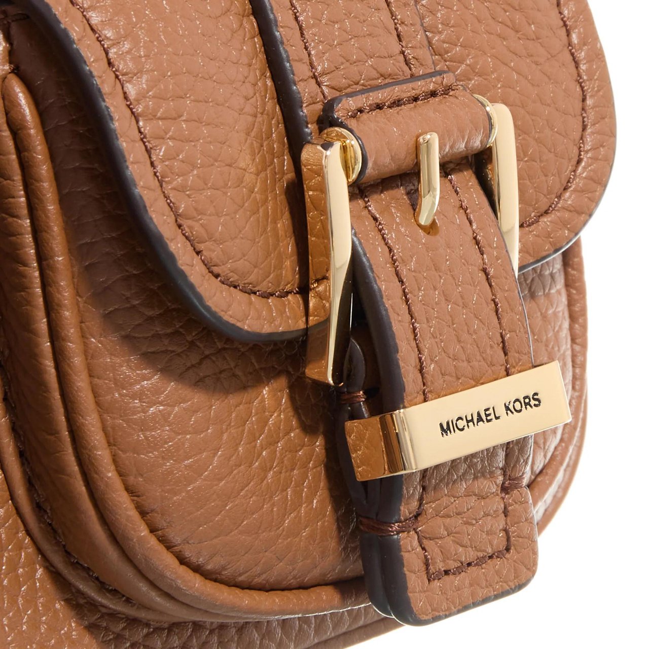 Michael Kors Sm Conv Pouchette Luggage Bruin