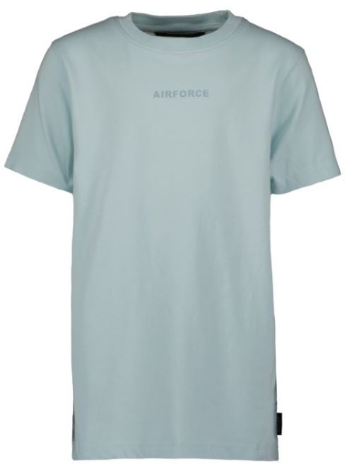 Airforce Woring/Logo T-shirt Blauw