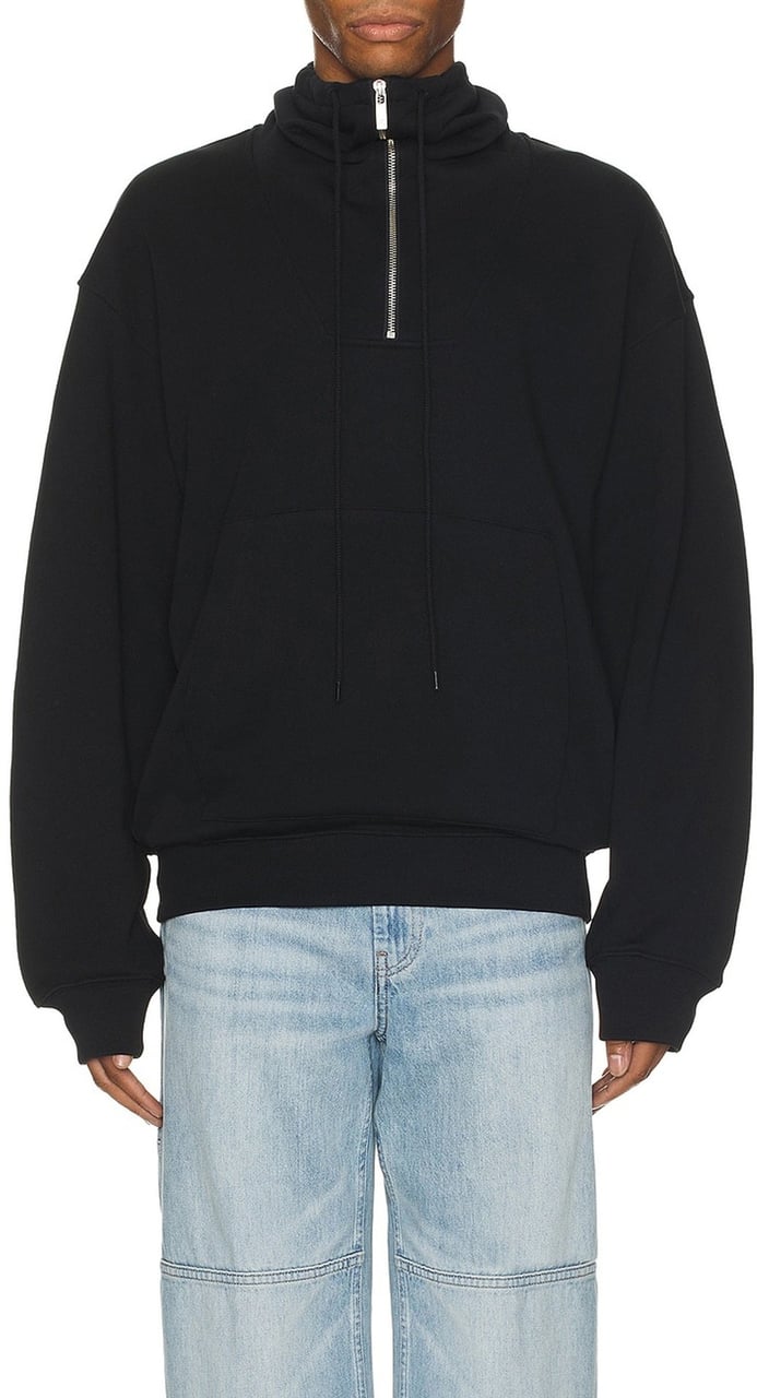 Helmut Lang Helmut Lang Funnel Neck Sweatshirt Zwart