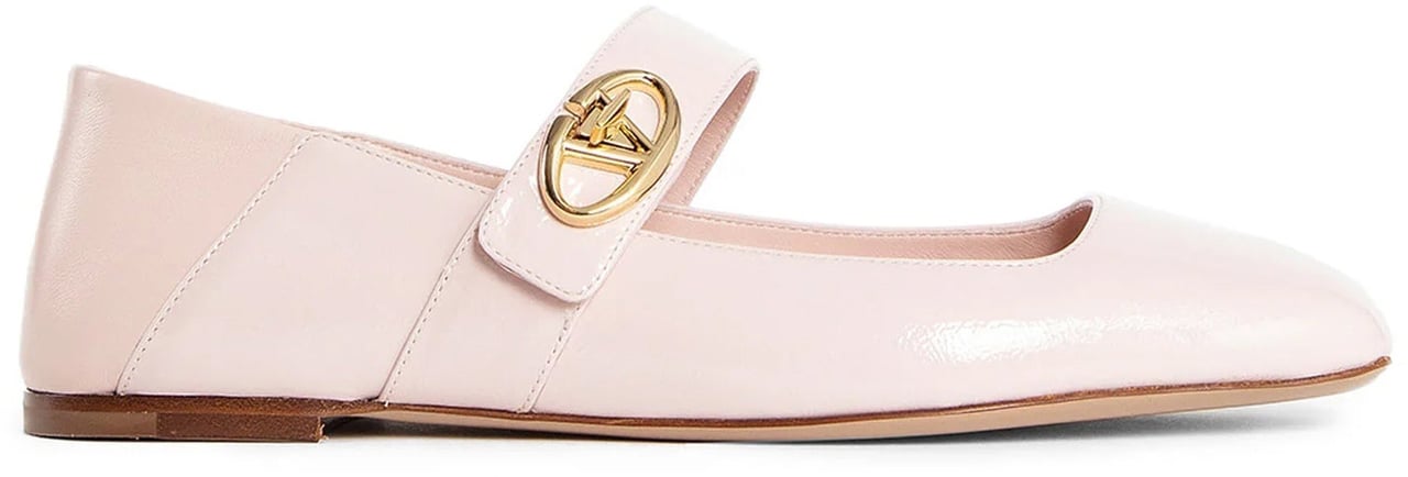 Valentino Valentino Mary-Jane Ballerina Flats Roze