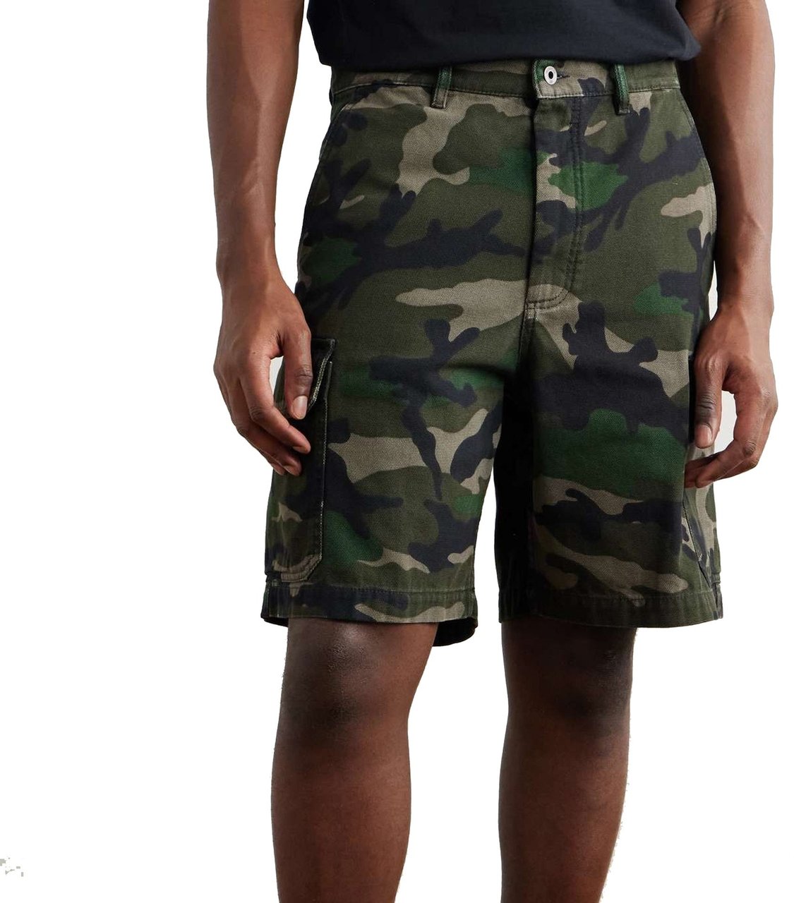 Valentino Valentino Camouflage Cargo Shorts Groen