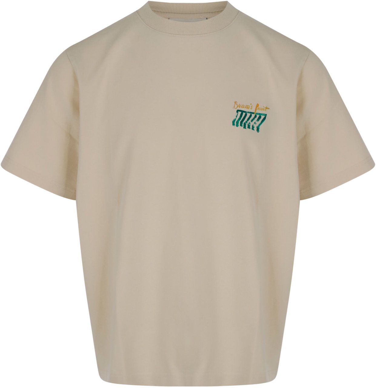 Bram's Fruit Heren Canopy Acrylic T-Shirt Beige Beige