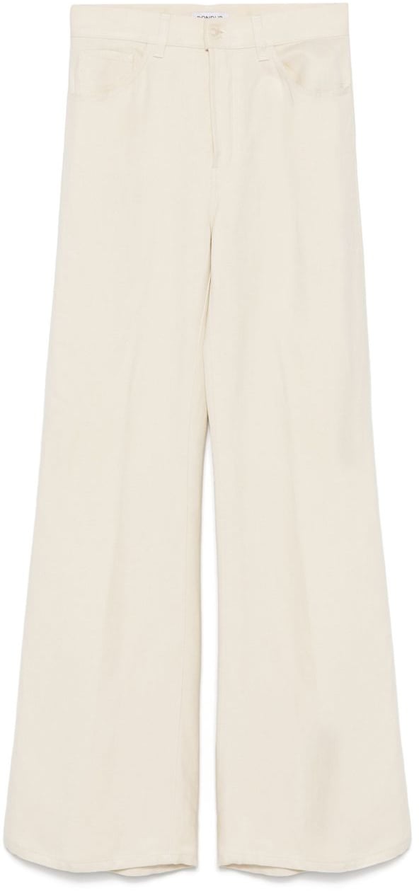 Dondup Trousers Cream Wit