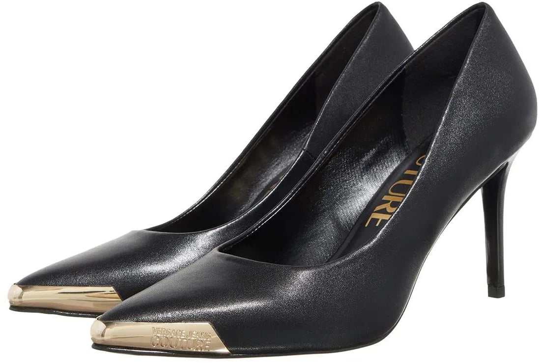 Versace Jeans Couture High Heel Shoes Black Zwart
