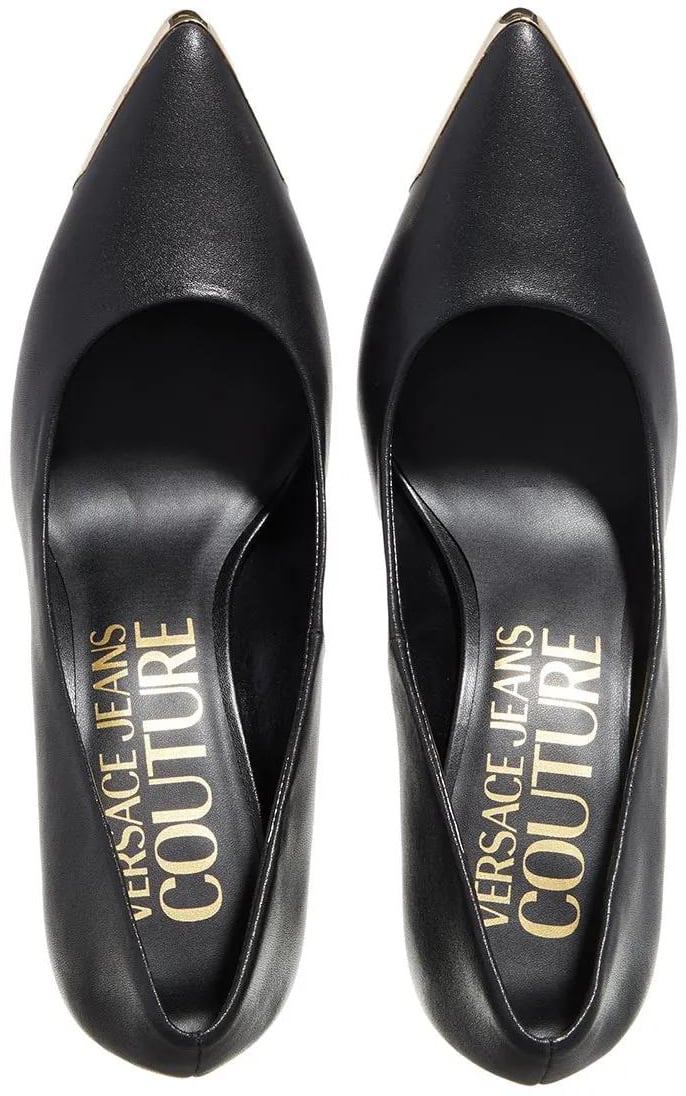 Versace Jeans Couture High Heel Shoes Black Zwart