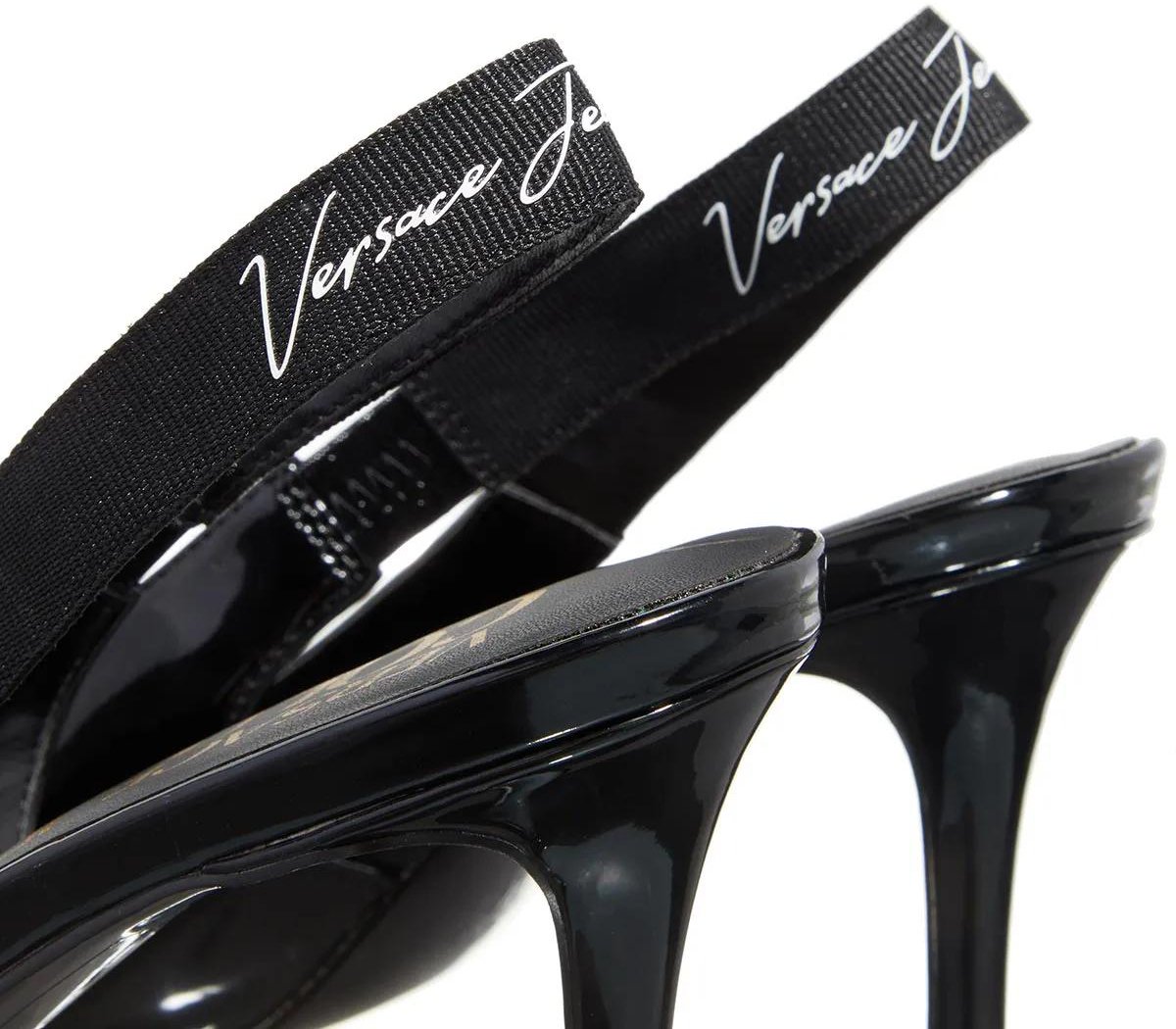 Versace Jeans Couture Flat Shoes Black Zwart