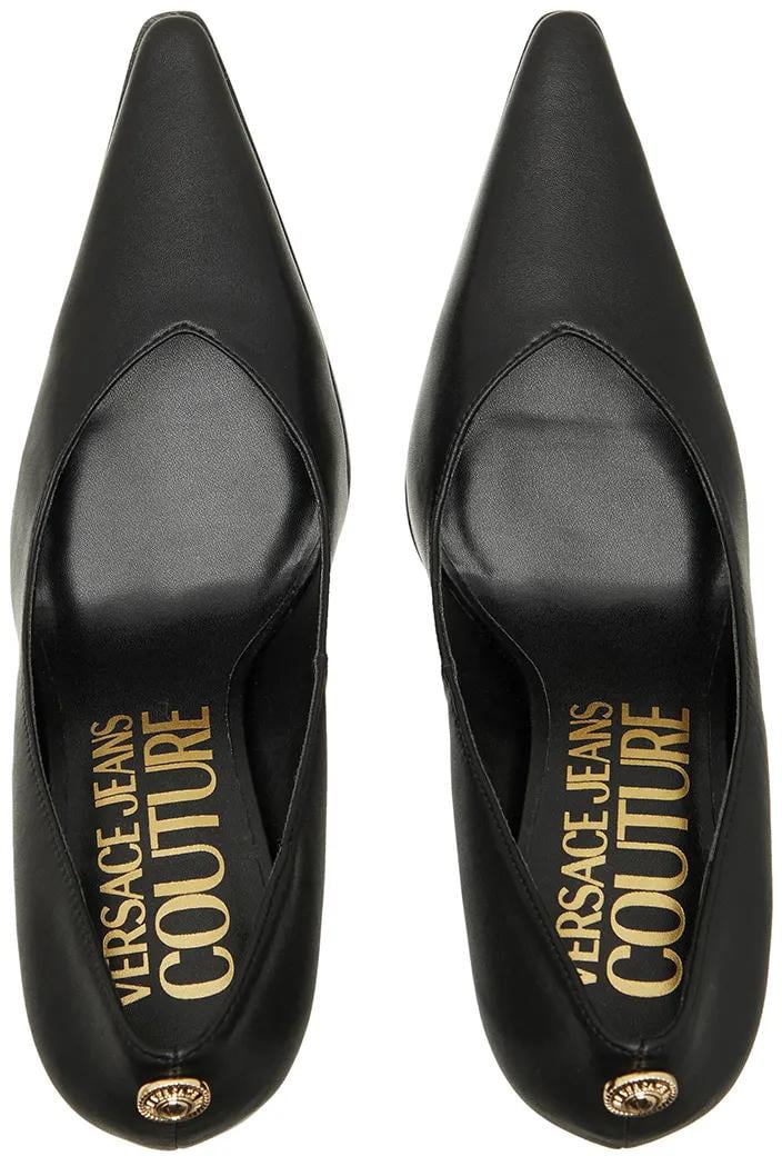 Versace Jeans Couture High Heel Shoes Black Zwart