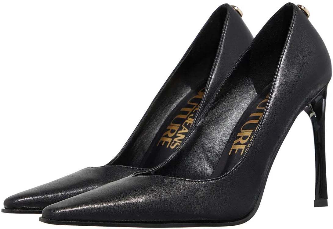 Versace Jeans Couture High Heel Shoes Black Zwart