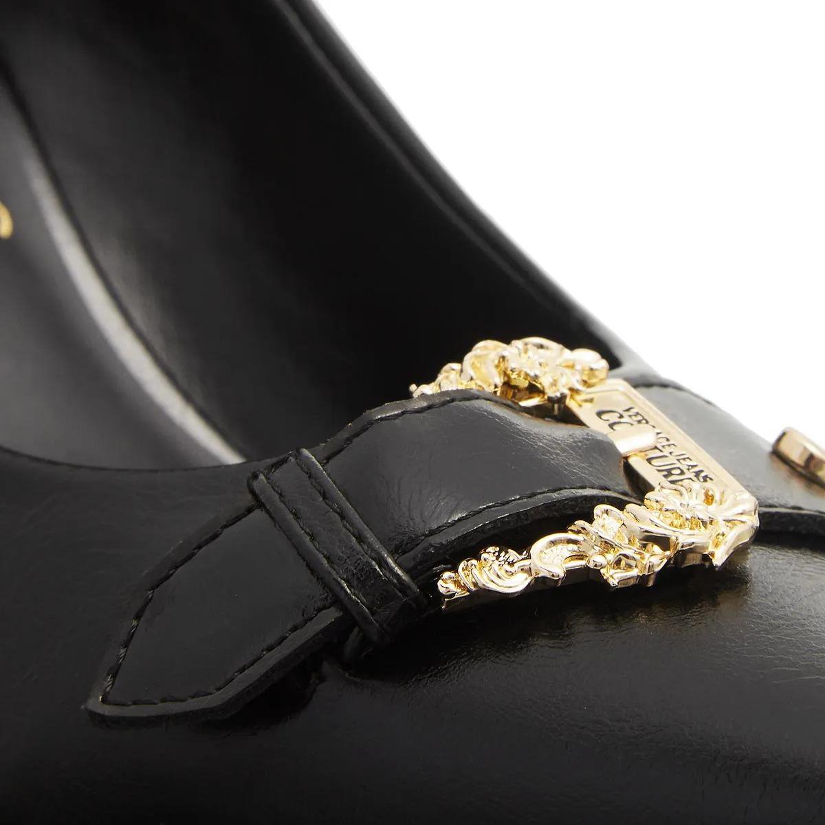 Versace Jeans Couture High Heel Shoes Black Zwart