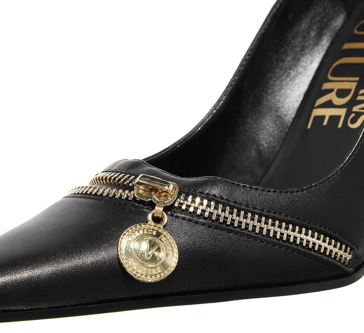 Versace Jeans Couture High Heel Shoes Black Zwart