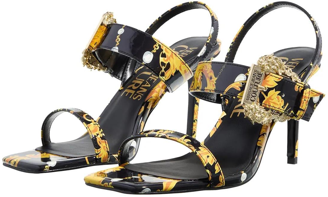 Versace Jeans Couture Sandals Black Zwart