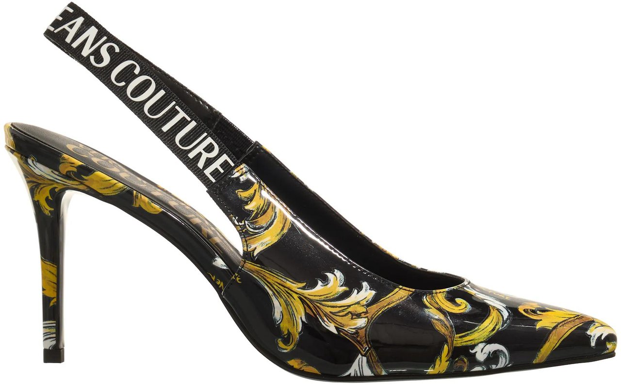 Versace Jeans Couture Flat Shoes Black Zwart