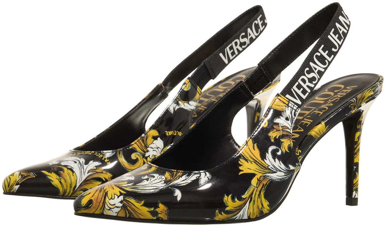 Versace Jeans Couture Flat Shoes Black Zwart