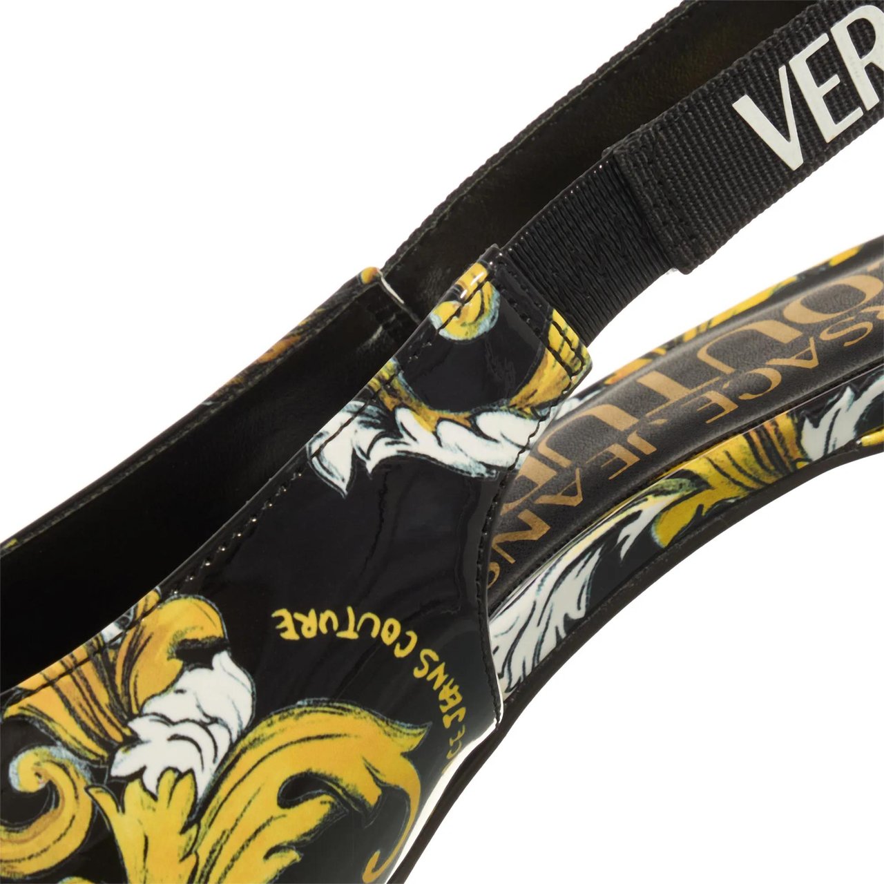 Versace Jeans Couture Flat Shoes Black Zwart