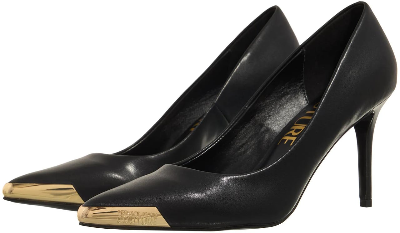 Versace Jeans Couture High Heel Shoes Black Zwart